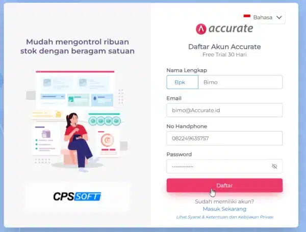 Daftar Akun Pengguna Accurate Online 1