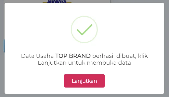 berhasil membuat database accuarte online
