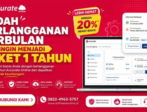 Ubah biaya tagihan perbulan menjadi paket 1 tahun
