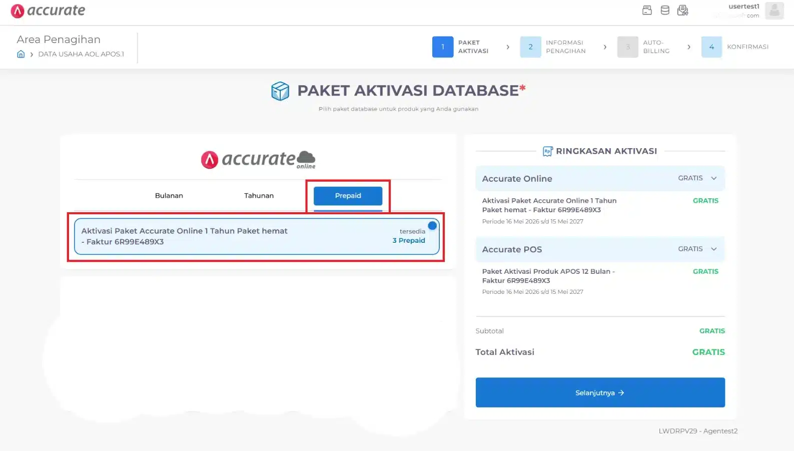 prepaid accurate online